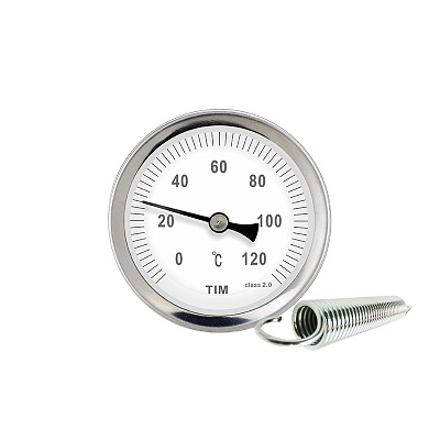 Термометр накладной с пружиной TIM Y-63A-120, товар из каталога Запчасти для газовых котлов - компания Вест картинка 2