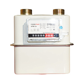 Счетчик газа NPM G-4 Северус левый