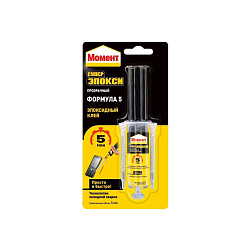 Клей эпоксидный Момент Супер ЭПОКСИ Форм.5 прозрачный 14мл