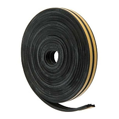 Уплотнитель самоклеящийся чёрный E75м*2 - компания Вест