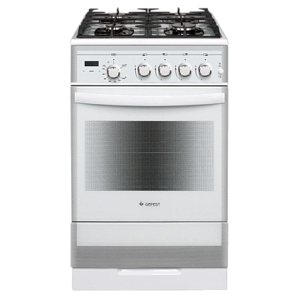 Плита газовая Gefest 5500-03 0042 белая 50см - компания Вест