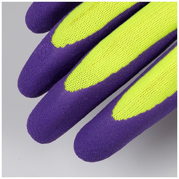 Перчатки FIBERON Монтажник Сэнс PR-SL181 9/L полиэстер, покрытие Sandy Latex суперкомфортные, товар из раздела Перчатки - компания Вест картинка 2