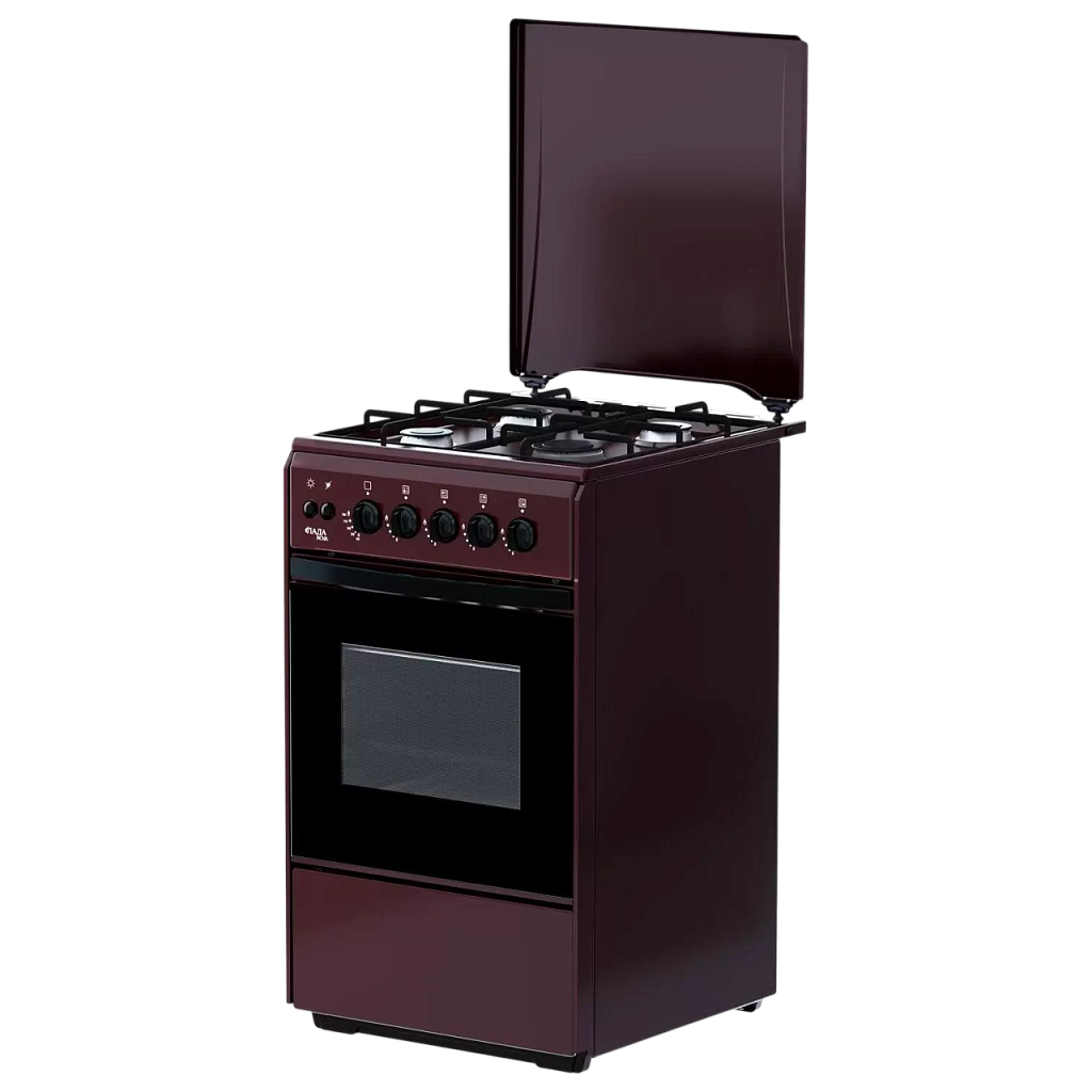 Плита газовая Лада Nova RG 2427B с розжигом и подсветкой, товар из каталога Газовые плиты - компания Вест