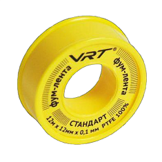 Лента фум VRT(12мм*0,1мм*12м)для газа - компания Вест