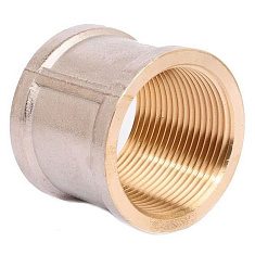 Муфта никелированная Ду-25 г/г - компания Вест