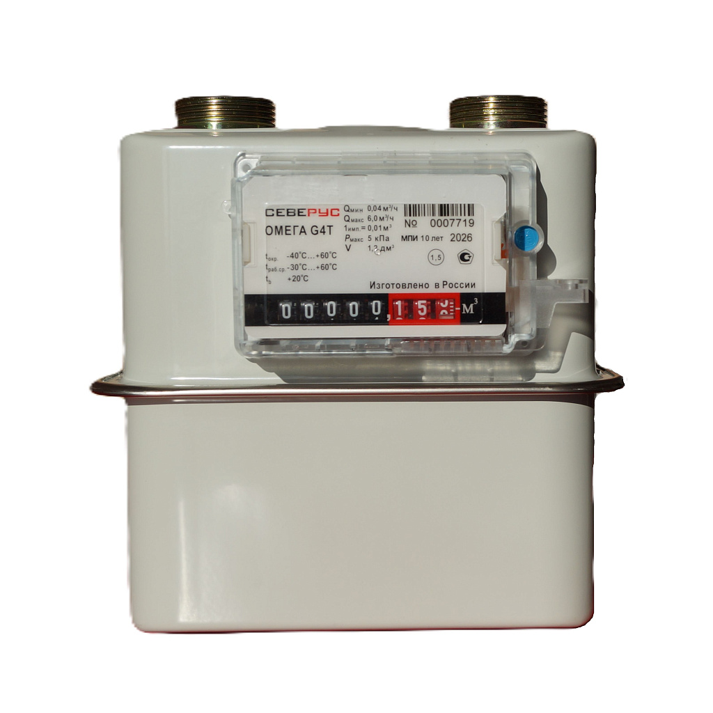 Счетчик газа Омега G-4Т Северус правый, товар из каталога Счетчики газа - компания Вест