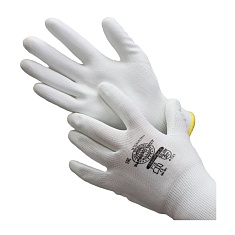 Перчатки нейлоновые чёрные/белые - компания Вест