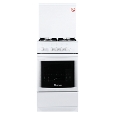 Плита газовая DeLuxe 5040.36г белая крышка - компания Вест