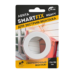 Лента монтажная всепогодная SmartFix HEAVY 19мм*1,5м серая для внутреннего и внешнего монтажа - компания Вест