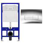 Инсталляция д/унит Olives EM52010 с клавишей Sierra ESR419C, товар из каталога Унитазы и инсталляция - компания Вест