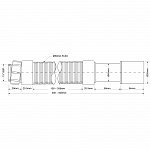 Гофра MRMF1S 1 1/4" 40х50мм 1,0м McALPINE, товар из каталога Сифоны и гофры - компания Вест картинка 2