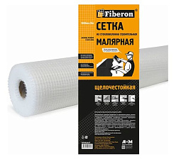 Сетка FIBERON строительная SMF050T 1000мм*20м 2,5*2,5 малярная белая - компания Вест