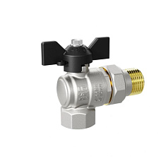 Кран шаровый угловой LD Pride Ду-20 Американка бабочка 47.206.20 - компания Вест