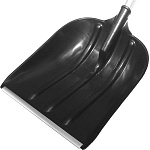 Лопата пластик с алюминиевой накладкой 520х395 алюминиевый черенок "Лавина", товар из каталога Хозтовары - компания Вест картинка 3