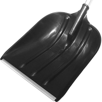 Лопата пластик с алюминиевой накладкой 520х395 алюминиевый черенок "Лавина", товар из раздела Лопаты - компания Вест картинка 3