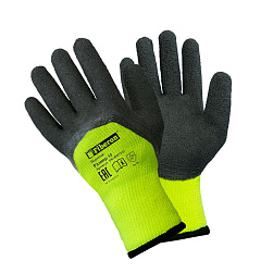 Перчатки FIBERON Ледоруб Плюс утепленные PR-WNT331 10/XL акрил, вспененное латексное покрытие