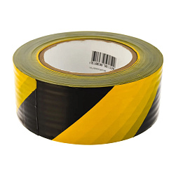 Лента для ограждения Klebebаnder желто-черная 50мм*200м неклейкая