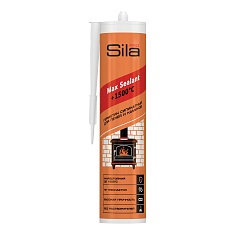 Герметик SILA PRO Max Sealant 1500гр для печей черный 280м - компания Вест