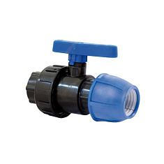 Кран шаровый переходной ПНД 32х1/2" с внутренней резьбой - компания Вест