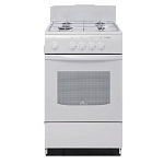 Плита газовая DeLuxe 5040.38г белая щиток, товар из каталога Газовые плиты - компания Вест