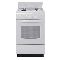 Плита газовая DeLuxe 5040.38г белая щиток - компания Вест