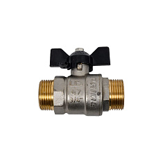 Кран шаровой LD Pride Ду-20 бабочка штуцер/штуцер 47.304.20 - компания Вест