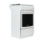 Плита комбинированная DeLuxe 5040.21 белая крышка чугунные решетки, товар из каталога Комбинированные газоэлектрические плиты - компания Вест картинка 4