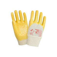 Перчатки интерлок 2Hands 10/XL с нитриловым покрытием 0516-10 - компания Вест