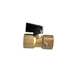 Кран п/маном 1/2 бабочка LD, товар из каталога Краны шаровые для воды - компания Вест