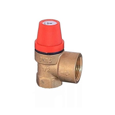 Предохранительный клапан для систем отопления 1/2" 6 бар, товар из каталога Комплектующие к мембранным бакам - компания Вест картинка 2
